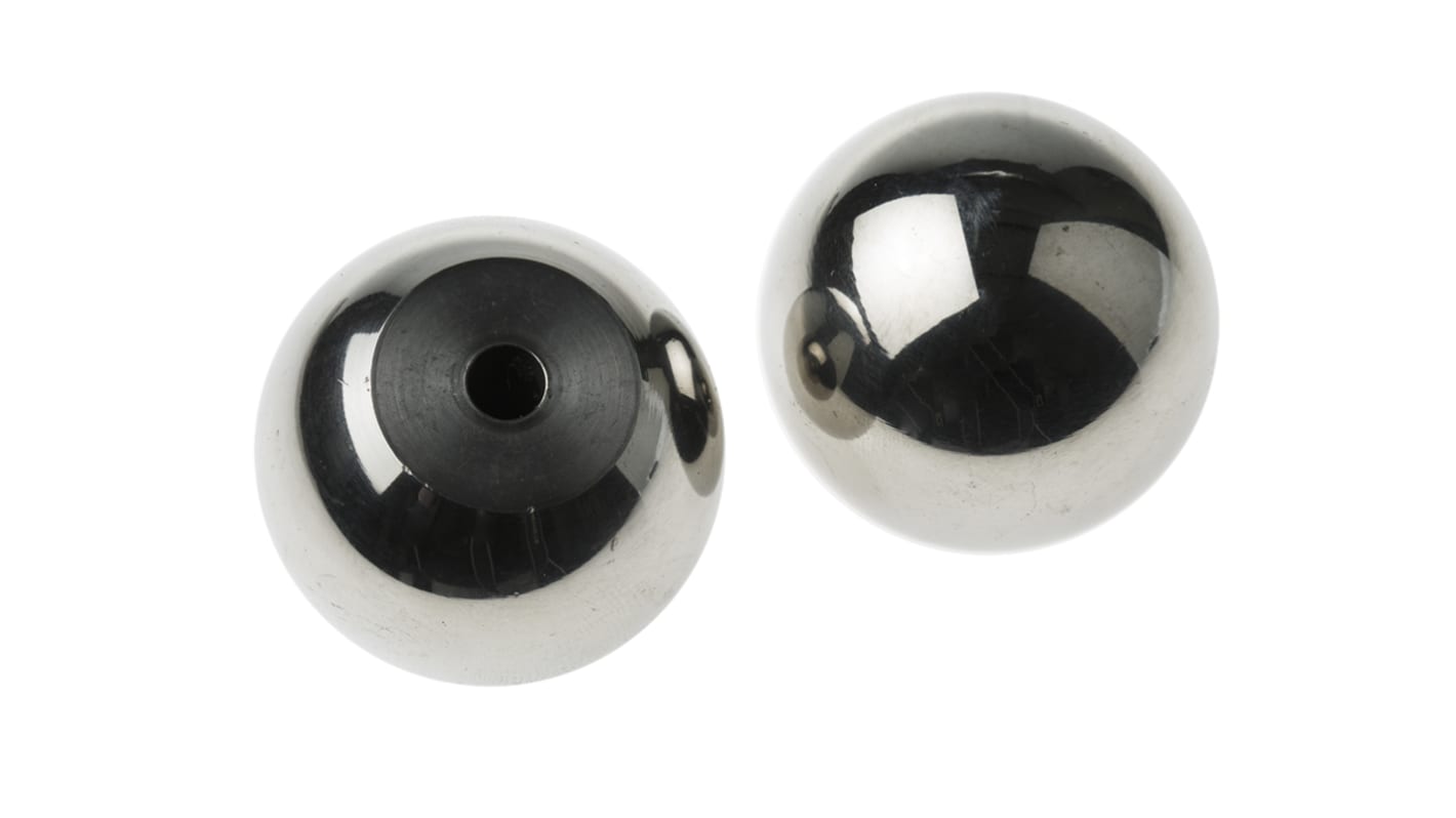 RS PRO Feststellschraube 6 mm Ø 6mm x 24mm Kugelknopf , mit Gewindebohrung Ø 38mm