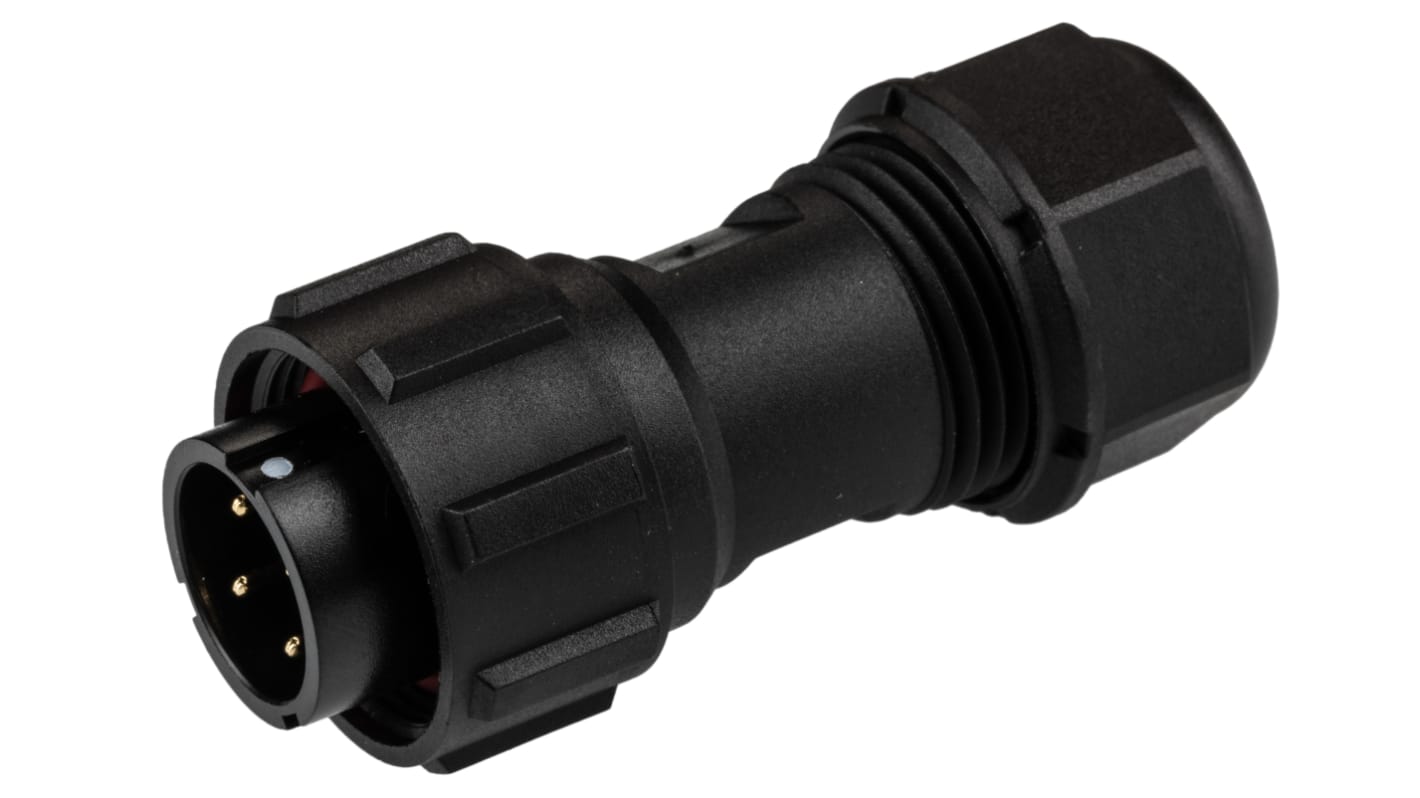 RS PRO Circular Connector, 4 Contacts, Cable Mount, Plug, Male, IP68