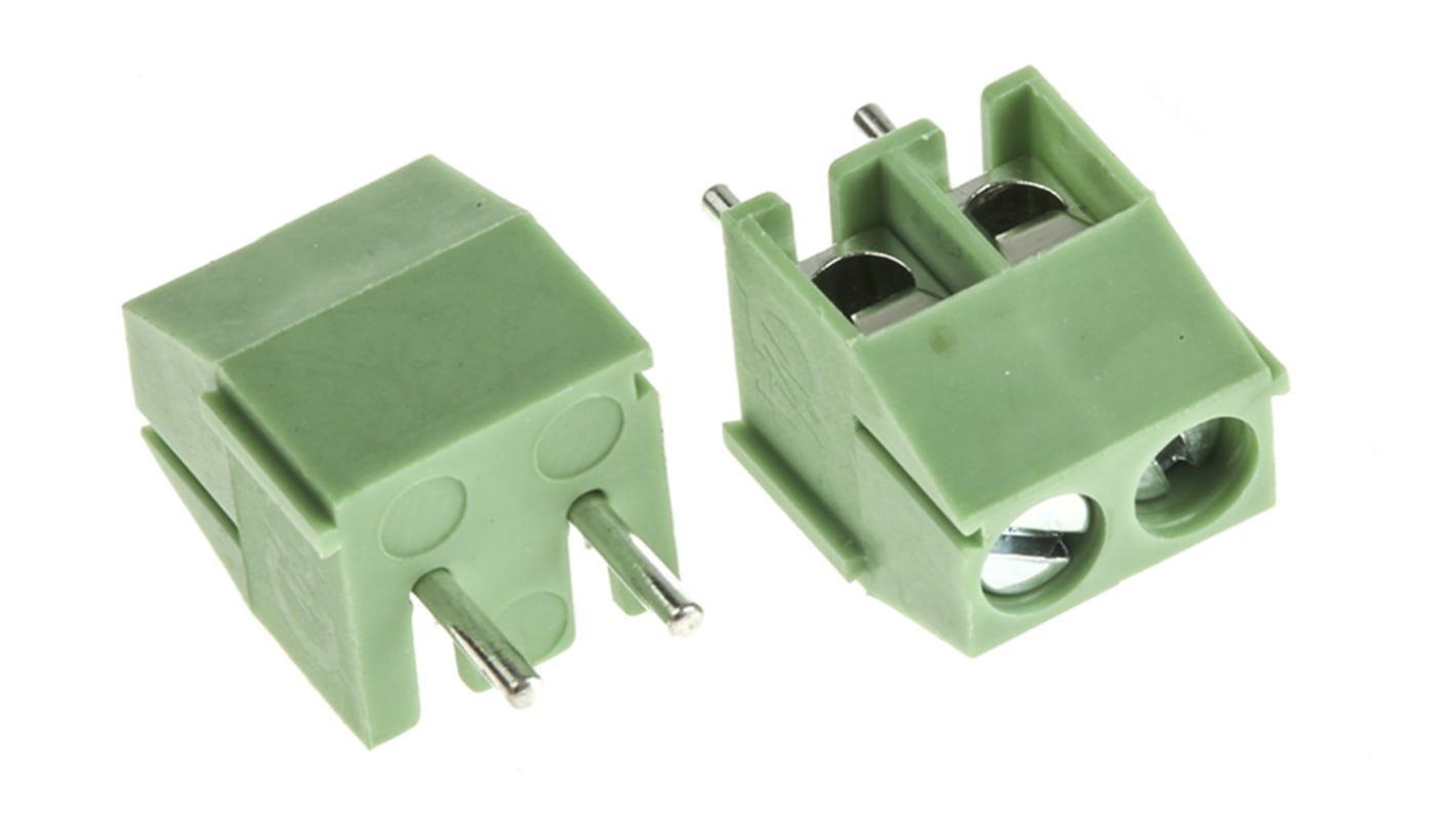 RS PRO 基板用端子台, 10A, 300 V, 3.5mmピッチ, 1列, 2極 | RS RS PRO 基板用端子台, 10A, 300 V, 3.5mmピッチ, 1列, 2極 | RS