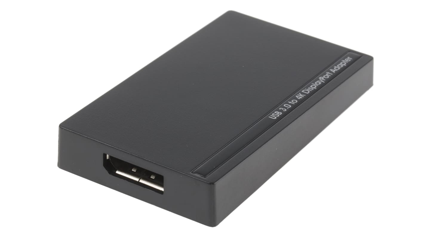 RS PRO USB A to DisplayPort Adapter, USB 3.0, 1 Supported Display(s)  - up to 4K Maximum Resolution