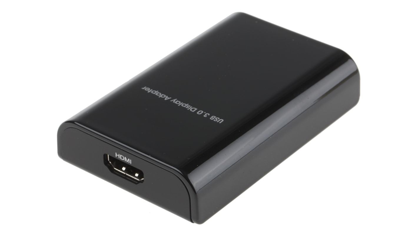 RS PRO USB A to HDMI Adapter, USB 3.0, 1 Supported Display(s) - 2048 x 1152 Maximum Resolution