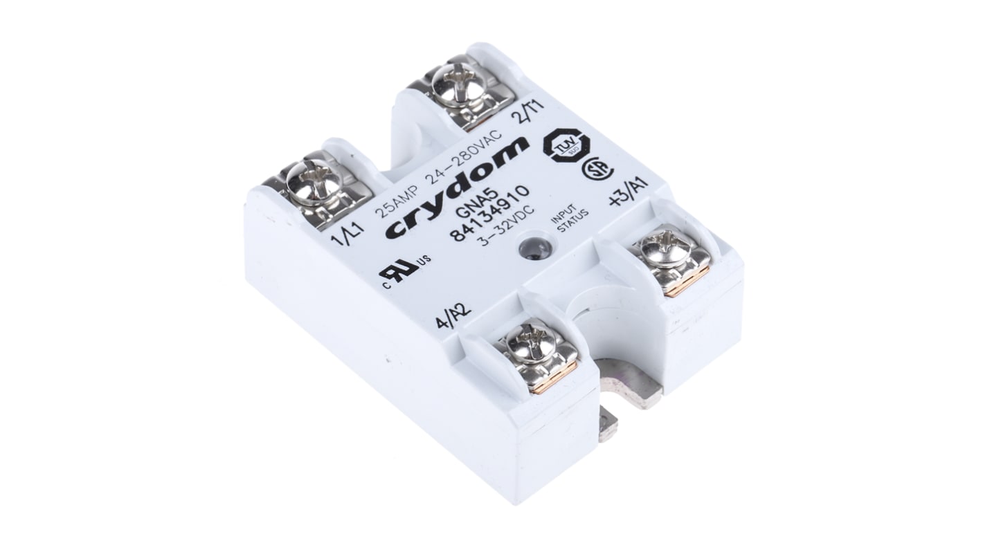 Sensata Crydom 8413 Tafelmontage Halbleiterrelais mit Nulldurchgang 280 V ac / 25 A eff