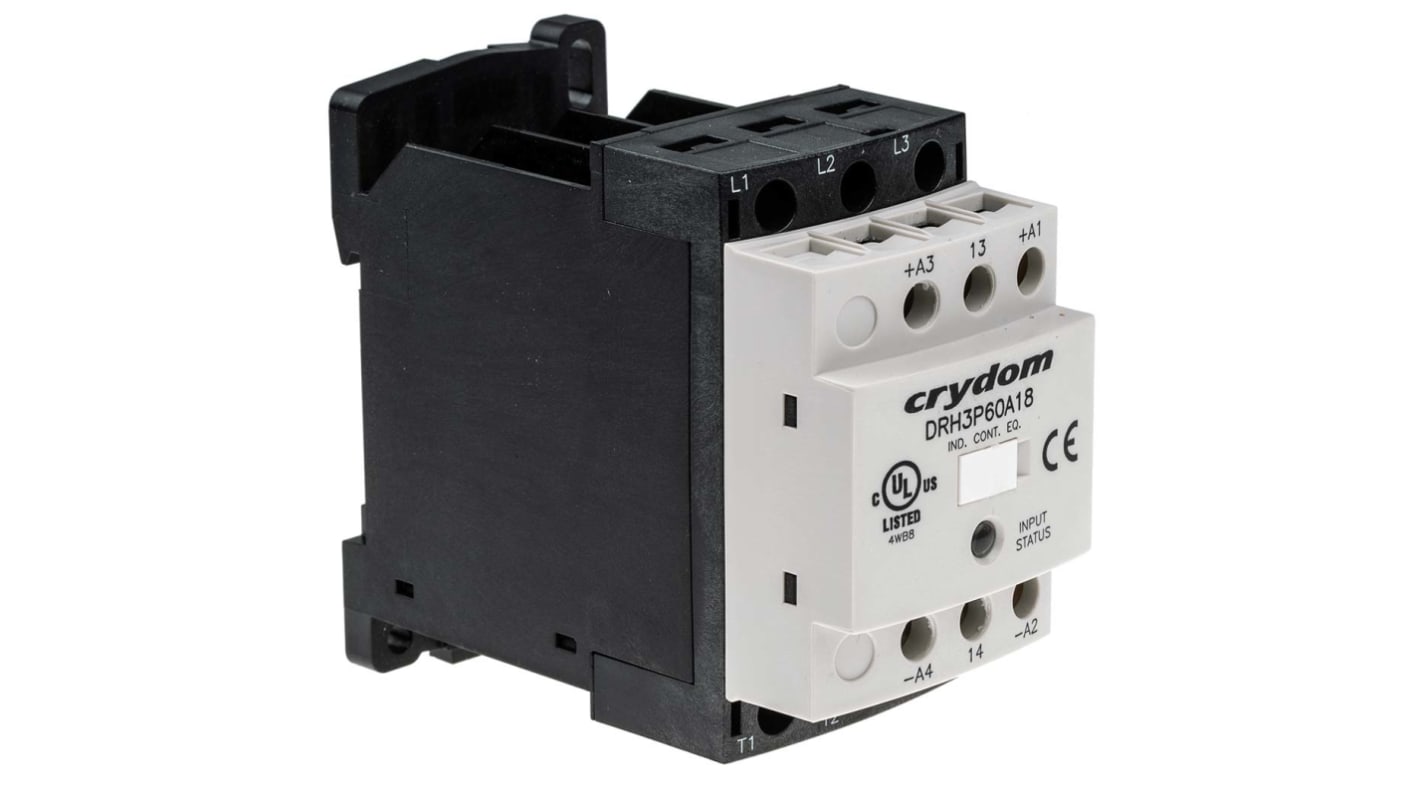Sensata Crydom DRH Solid State Contactor, 3-Pole