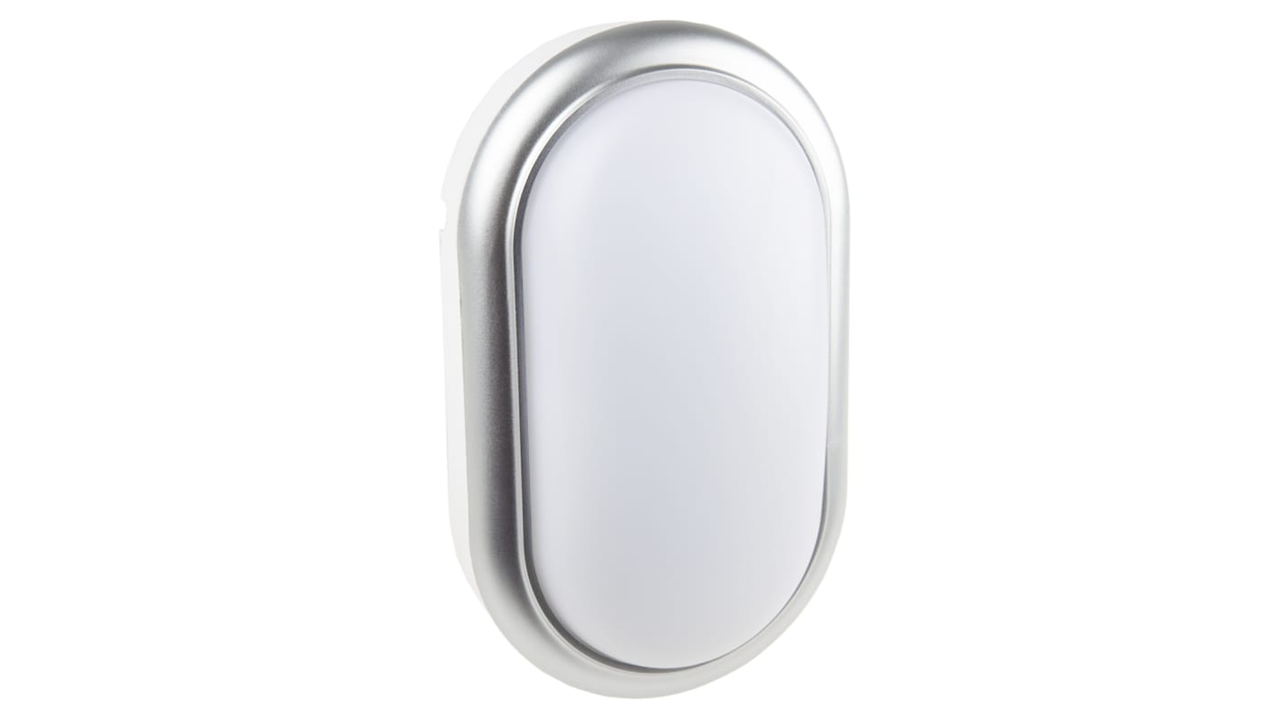 RS PRO Oval LED Bulkhead Light, 15 W, 220-240 V, Lamp Supplied, IP65