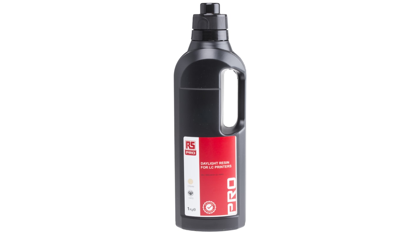 RS PRO Beige 3D Printer Resin, 1kg
