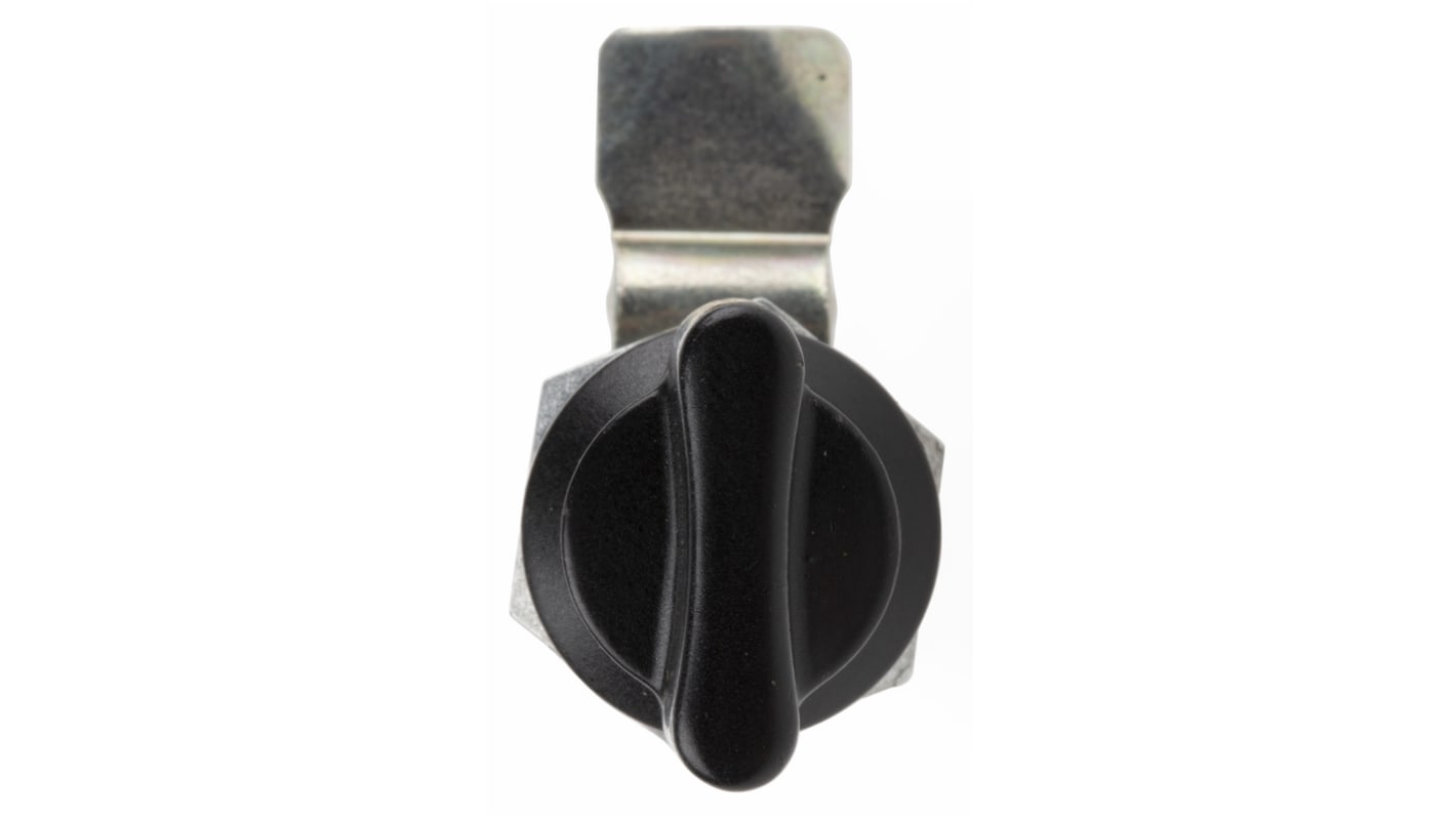 RS PRO Cabinet Lock, 19.5mm Panel-to-Tongue, 16.2 x 14.2mm Cutout, Knob Unlock
