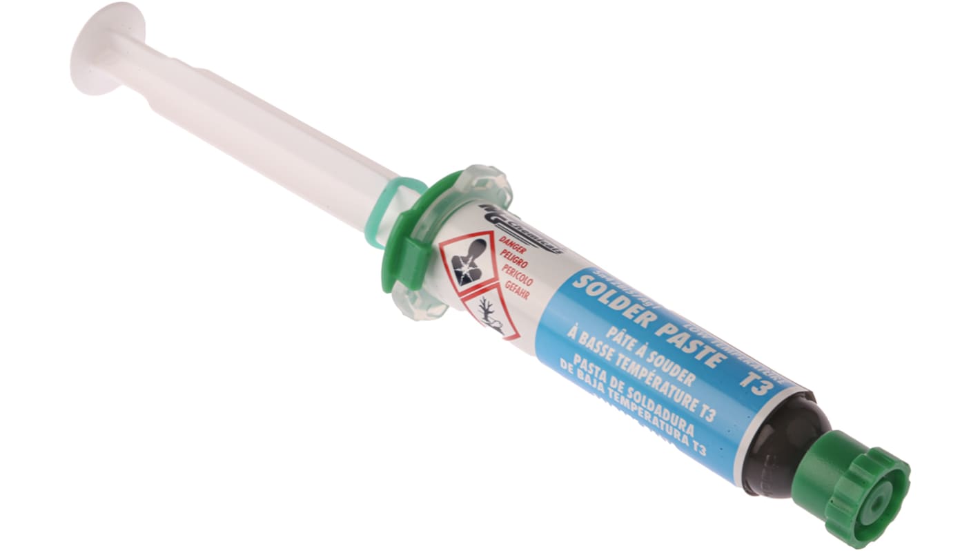 MG Chemicals 4902P T3 Lead Free Solder Paste, 15g Syringe