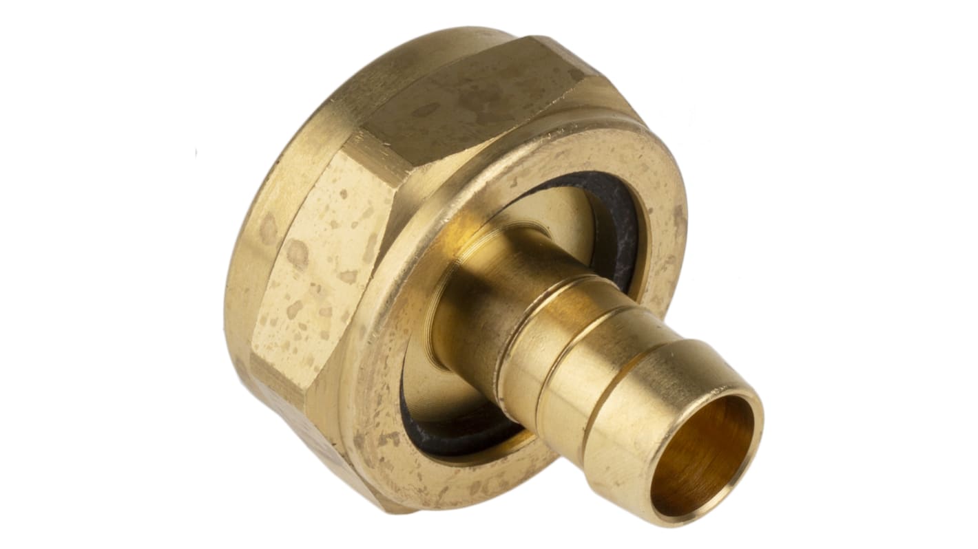 RS PRO Hose Connector Hose Tail Adaptor, BSP 1in 1/2in ID