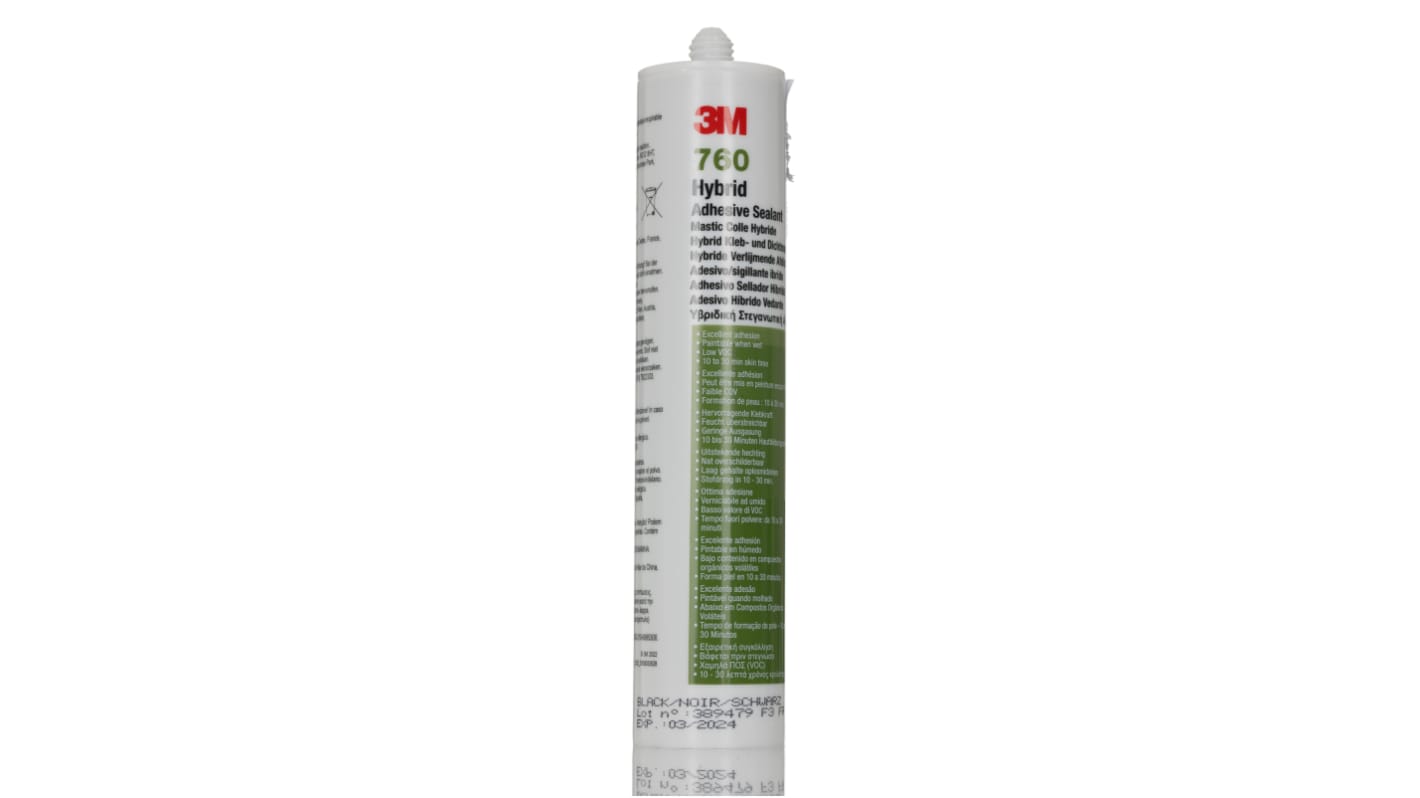 3M 760 UV Black Sealant Paste 295 ml Cartridge