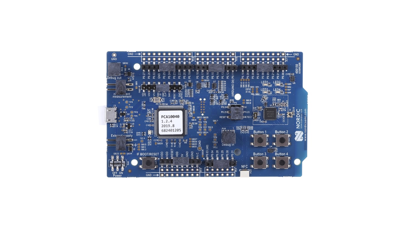 Nordic Semiconductor nRF52810, nRF52832 Bluetooth Development Kit for nRF52832 & nRF52810 SoC 2.4GHz nRF52-DK