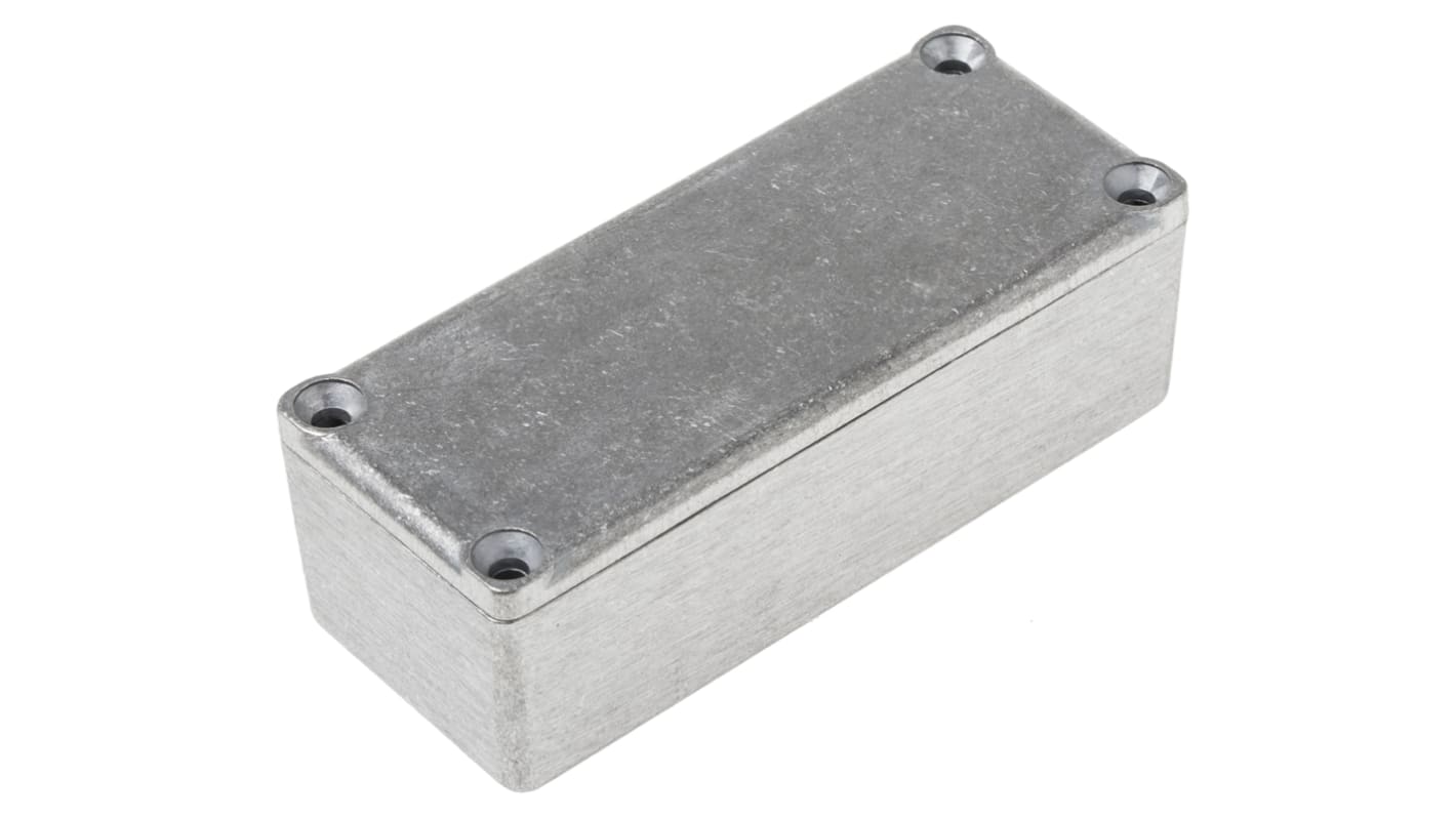 Contenitore RS PRO in Alluminio pressofuso 90 x 38 x 30mm, col. Argento, schermato