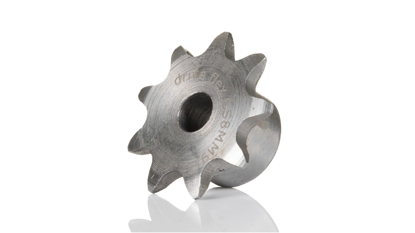 RS PRO 8 Tooth Pilot Sprocket 05B-1 Chain Type