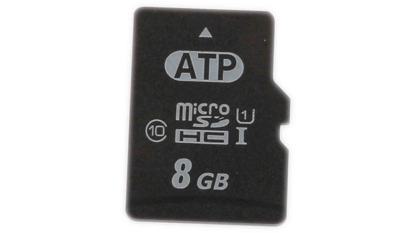 ATP MicroSD Micro SD Karte 8 GB Class 10, UHS-1 U1 Industrieausführung, MLC