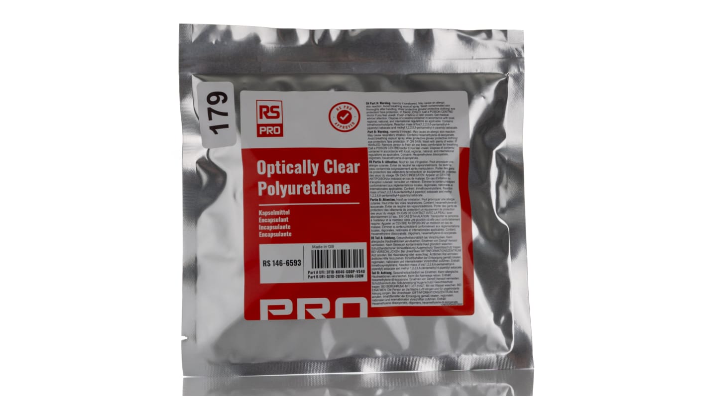 RS PRO Transparent PUR Potting Compound 250 g