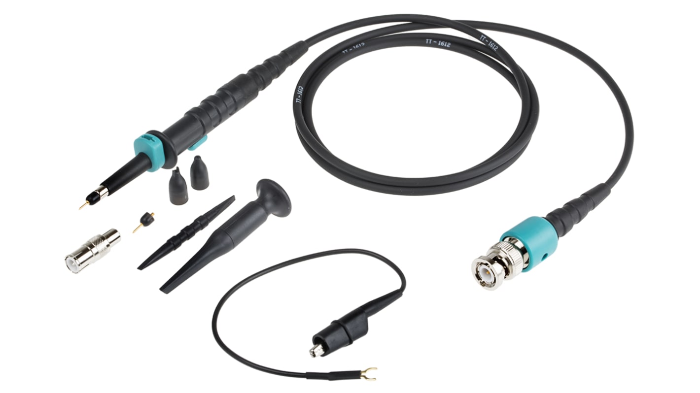 RS PRO Oscilloscope Probe, Voltage Type, 20MHz, 1:1, 1:10, BNC Connector