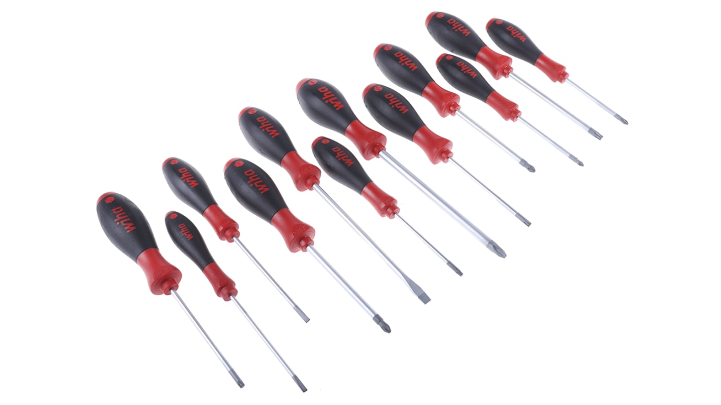 Set di cacciaviti Wiha 302 HK12, 12 pezzi Phillips; Pozidriv; a taglio; Torx