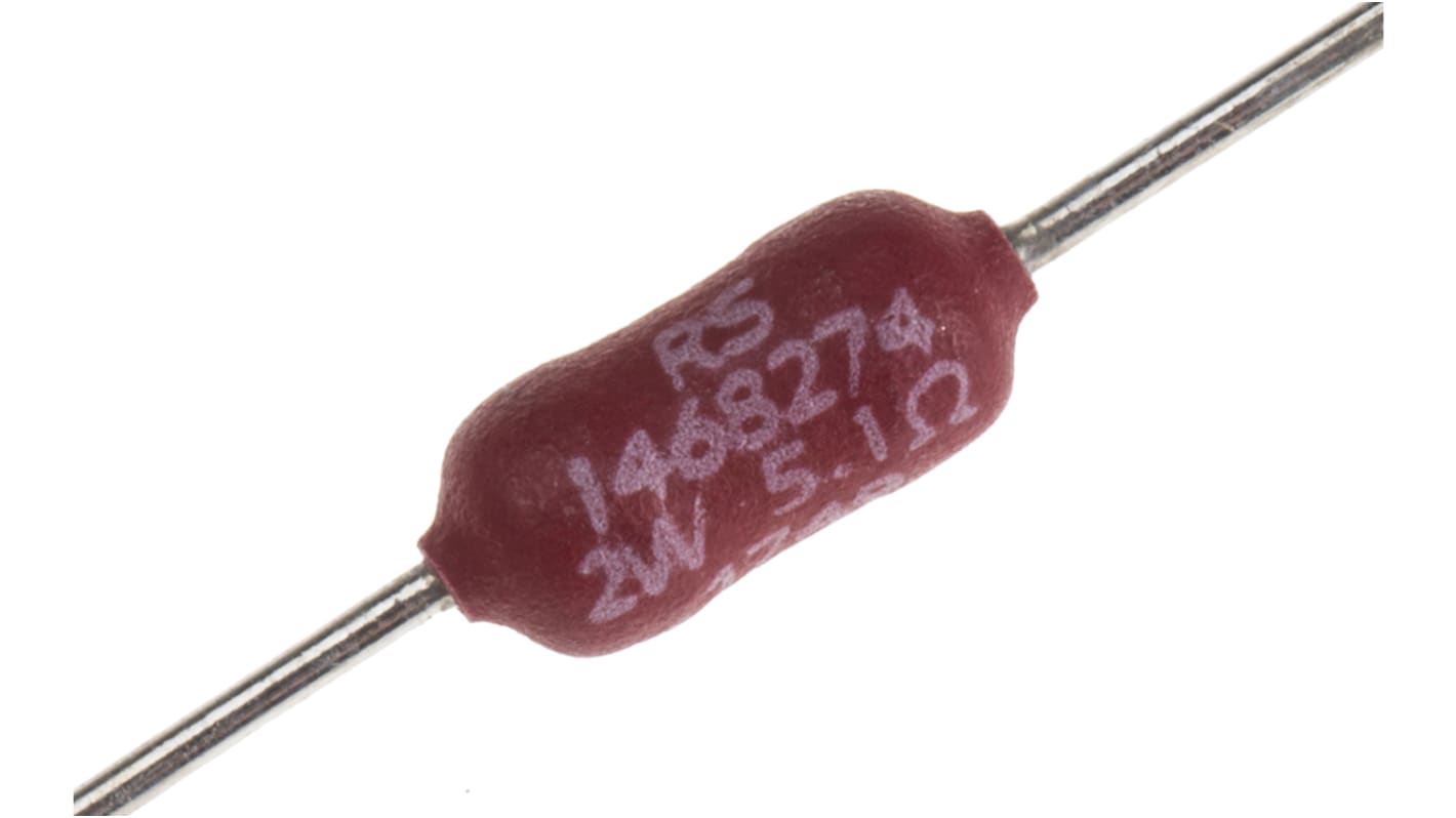 RS PRO 5.1Ω Wire Wound Resistor 2W ±5%