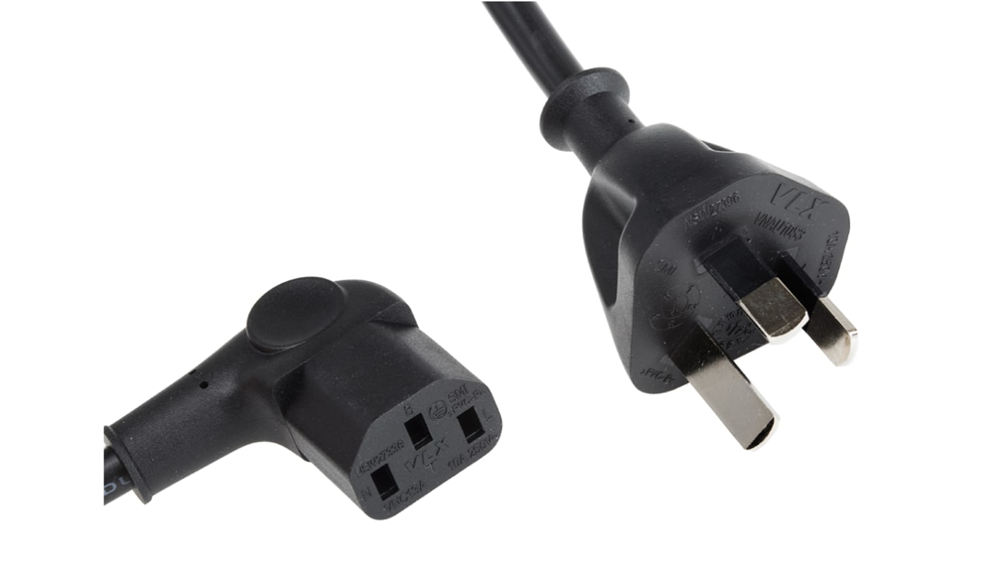 RS PRO Power Cable, 1.8m