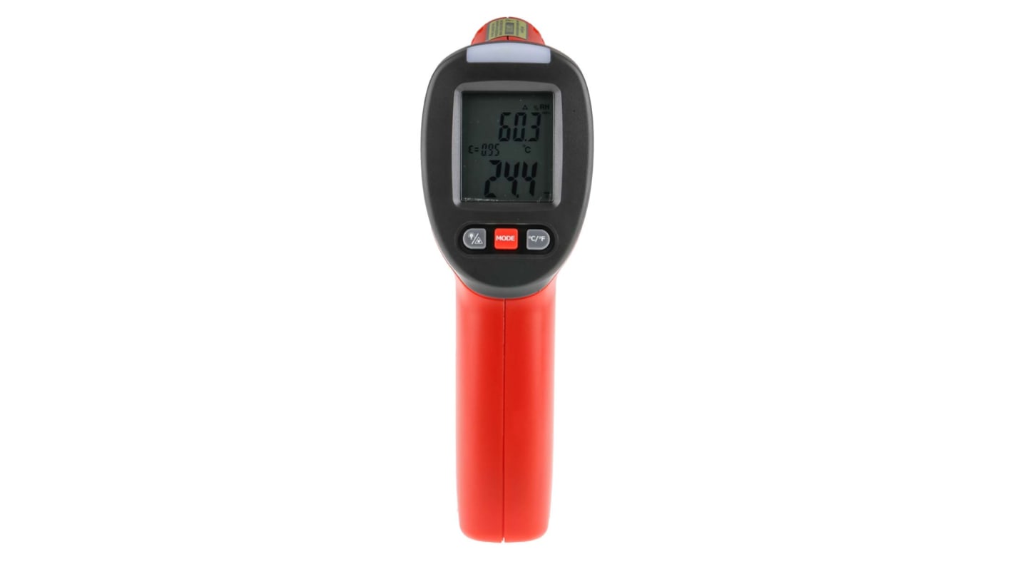 RS PRO RS-8662 IR Thermometer, -50°C Min, +260°C Max, ±1 % Accuracy, °C and °F Measurements