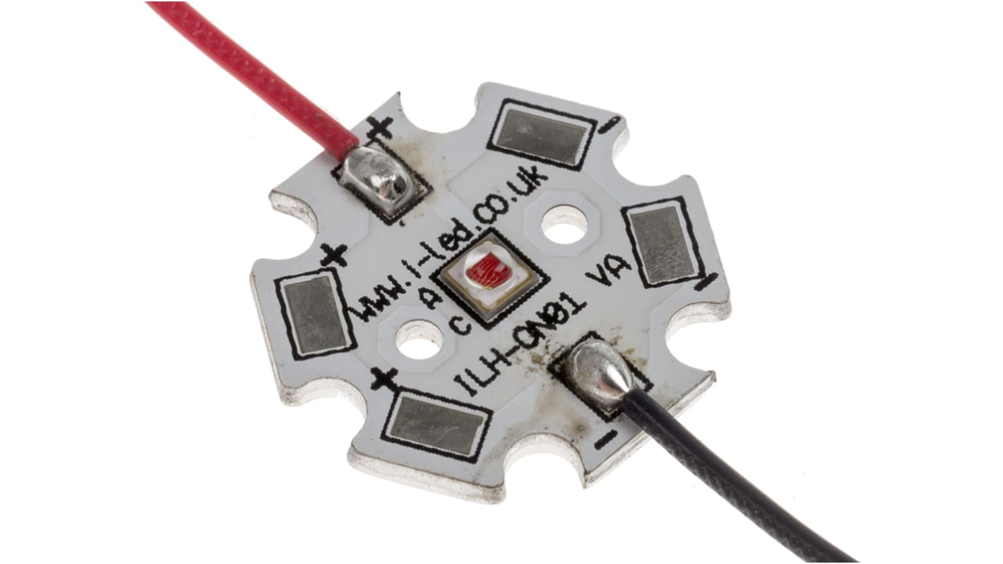 ILS IHH-OM01-HYRE-SC221-WIR200., IHH-OM01 LED Array, 1 Red LED