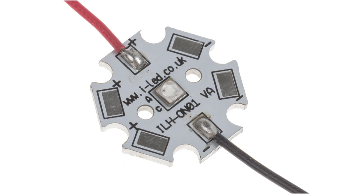 Tablica LED IHH-OM01-DEBL-SC221-WIR200. , 1A, 2.75 → 3.25V, kolor: Niebieski 610mW, ILS, IHH-OM01