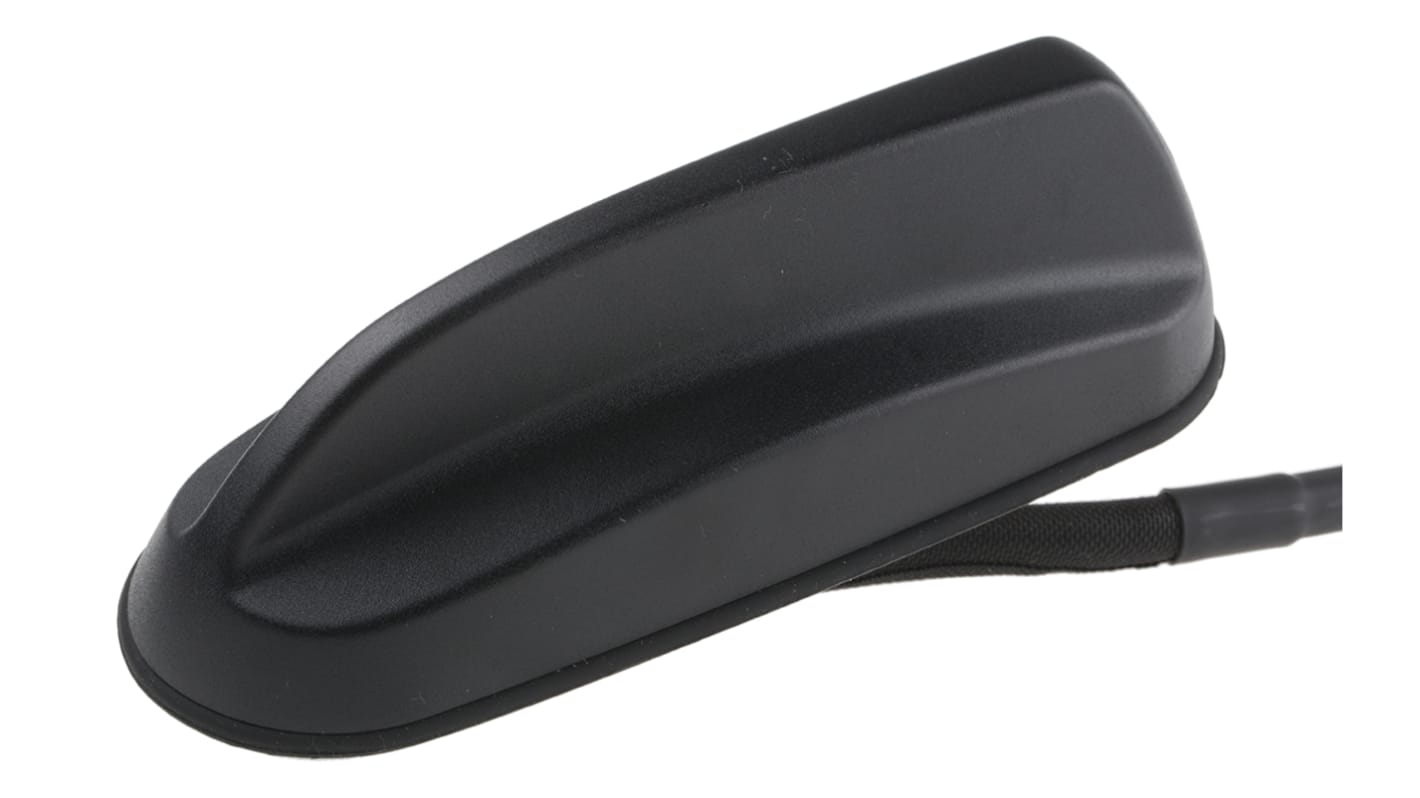 TE Connectivity 1-2823602-1 Shark Fin Multiband Antenna, 2G (GSM/GPRS), 3G (UTMS), 4G (LTE), GPS, WiFi (Dual Band)