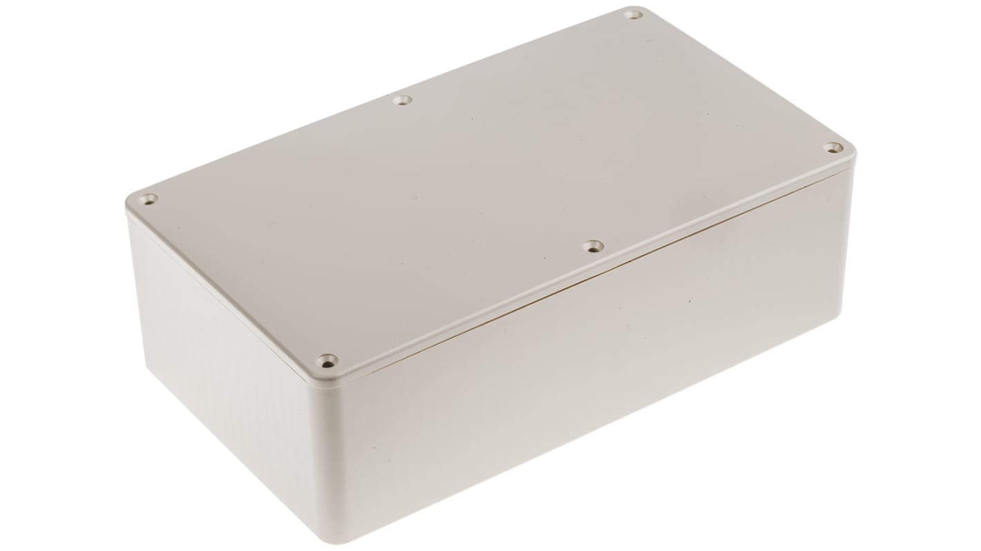 RS PRO White ABS Enclosure, IP54, White Lid, 190 x 110 x 60mm