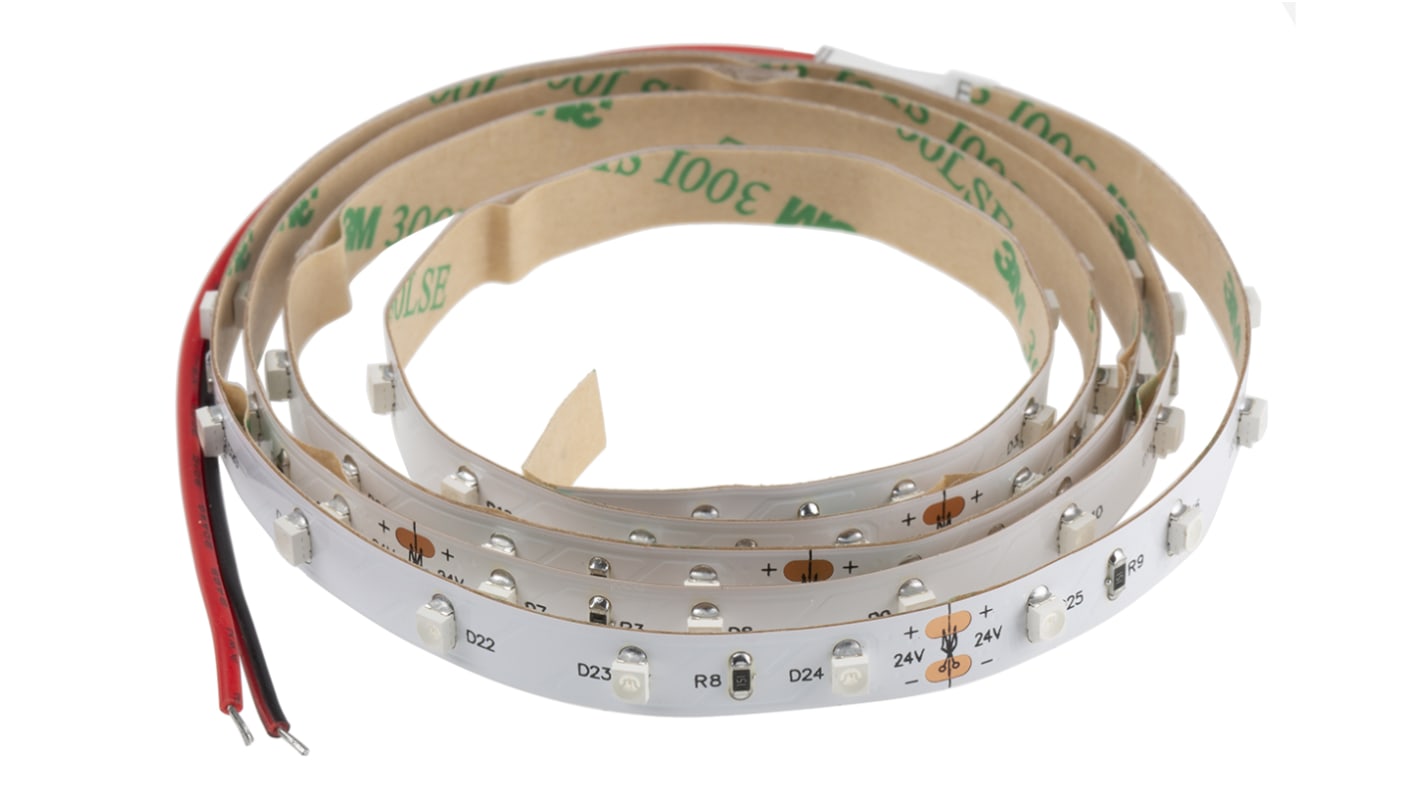 Taśma świetlna LED Zielony 24V W/m: 60 RS PRO