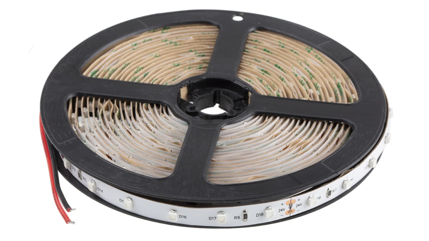 Taśma świetlna LED Zielony 24V W/m: 60 RS PRO