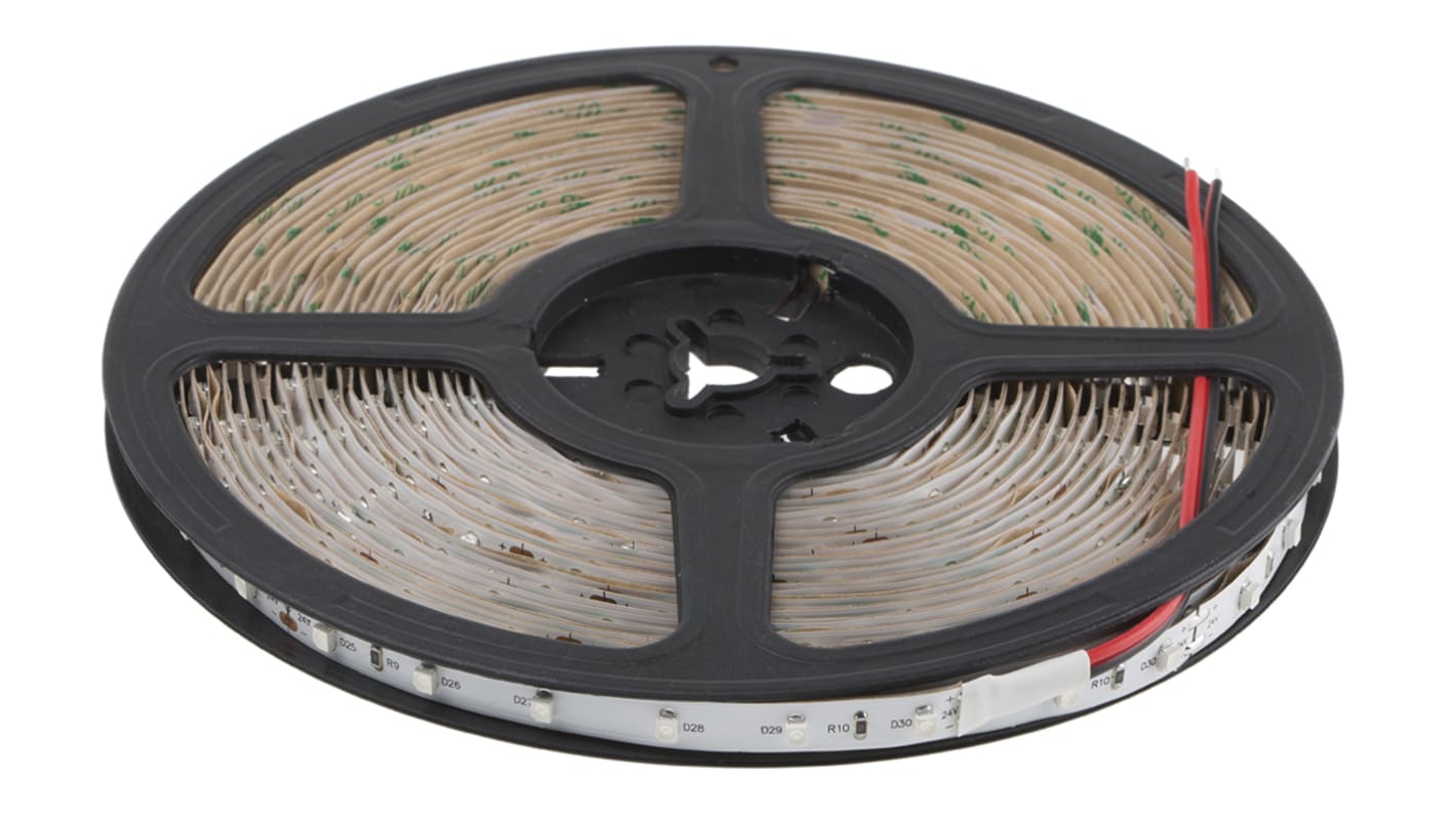 RS PRO 24V Green LED Strip Light, 10m Length