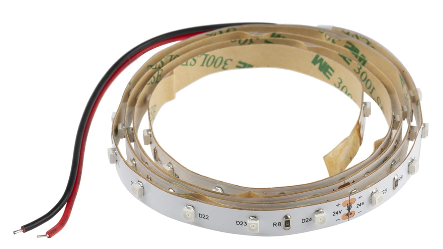 RS PRO 24V Yellow LED Strip Light, 1m Length
