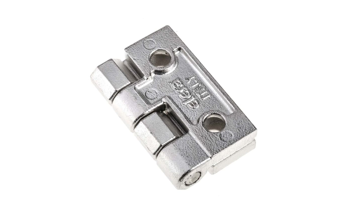 Elesa Stainless Steel Butt Hinge, Screw Fixing, 50mm x 50mm x 6mm