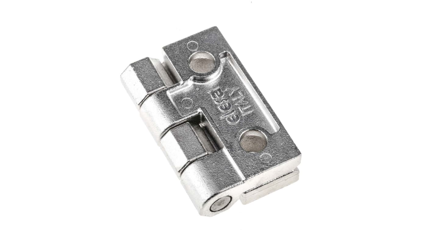 Elesa Stainless Steel Butt Hinge, Screw Fixing, 60mm x 60mm x 8mm