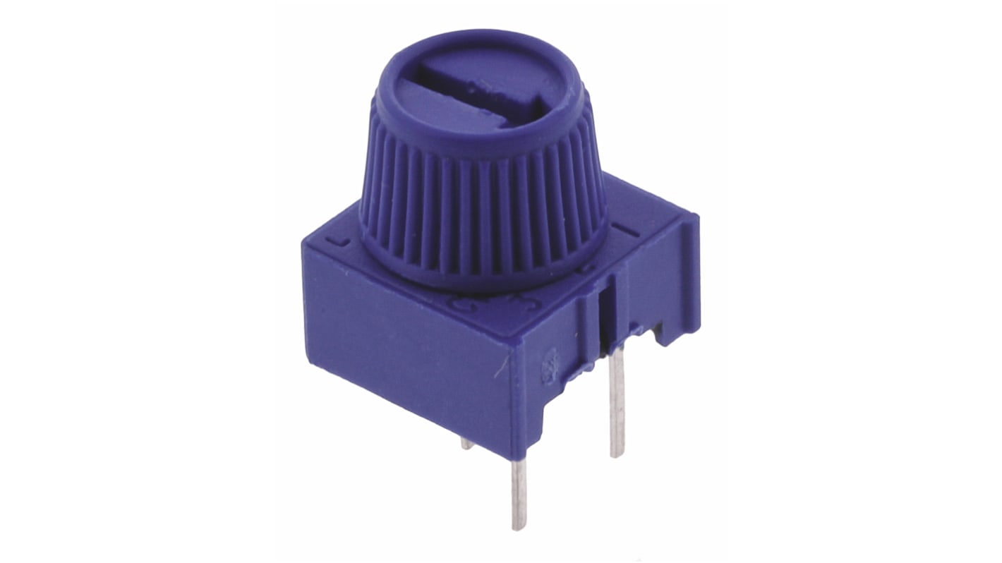 1kΩ, Through Hole Trimmer Potentiometer 0.5W Top Adjust Vishay, 63M