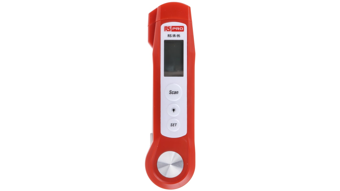 RS PRO RSIR-95 Infrared Thermometer, -20°C Min, +280°C Max, °C Measurements