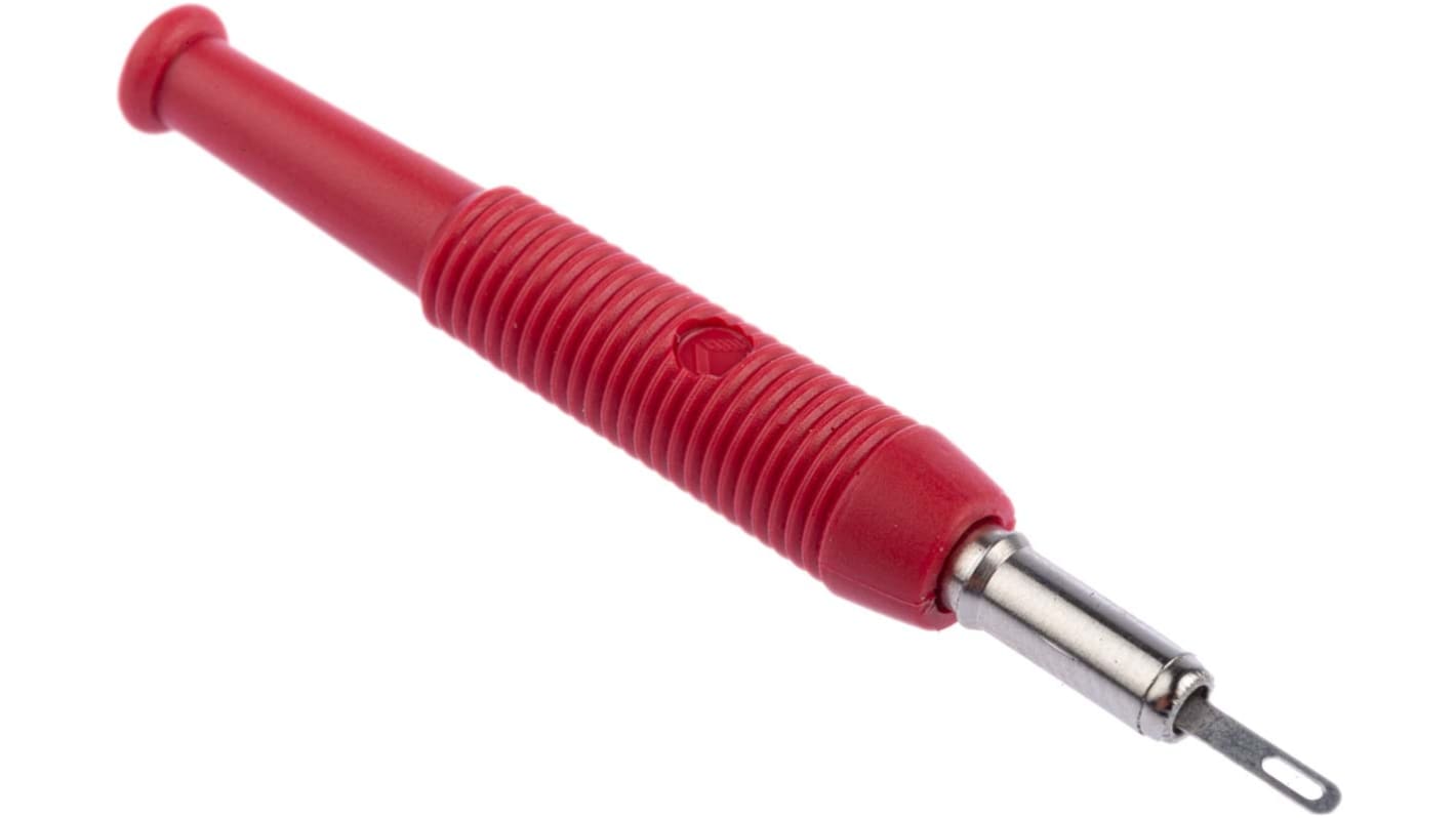 Hirschmann 2mm Bananenbuchse Rot, Kontakt verzinnt, 60V dc / 6A, Schraubanschluss