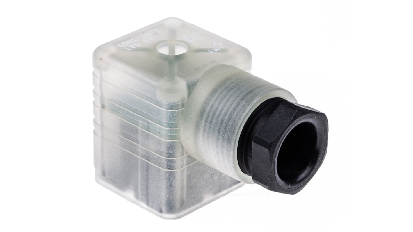 Connettore per valvole a solenoide Hirschmann DIN 43650 A, Femmina, 2P+E, 24 V