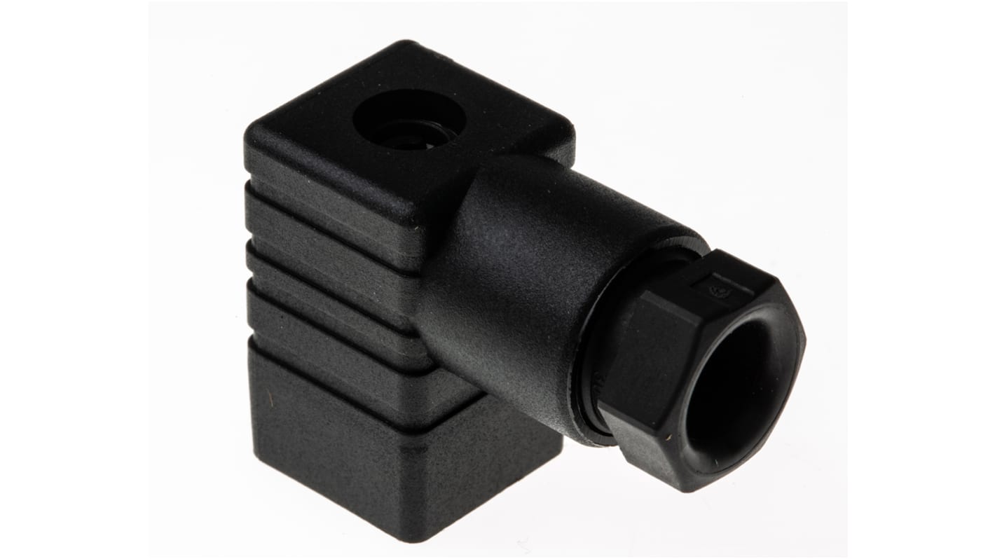 Hirschmann GDSN 307 3P+E DIN 43650 C, Female Solenoid Valve Connector, 250 V ac/dc Voltage