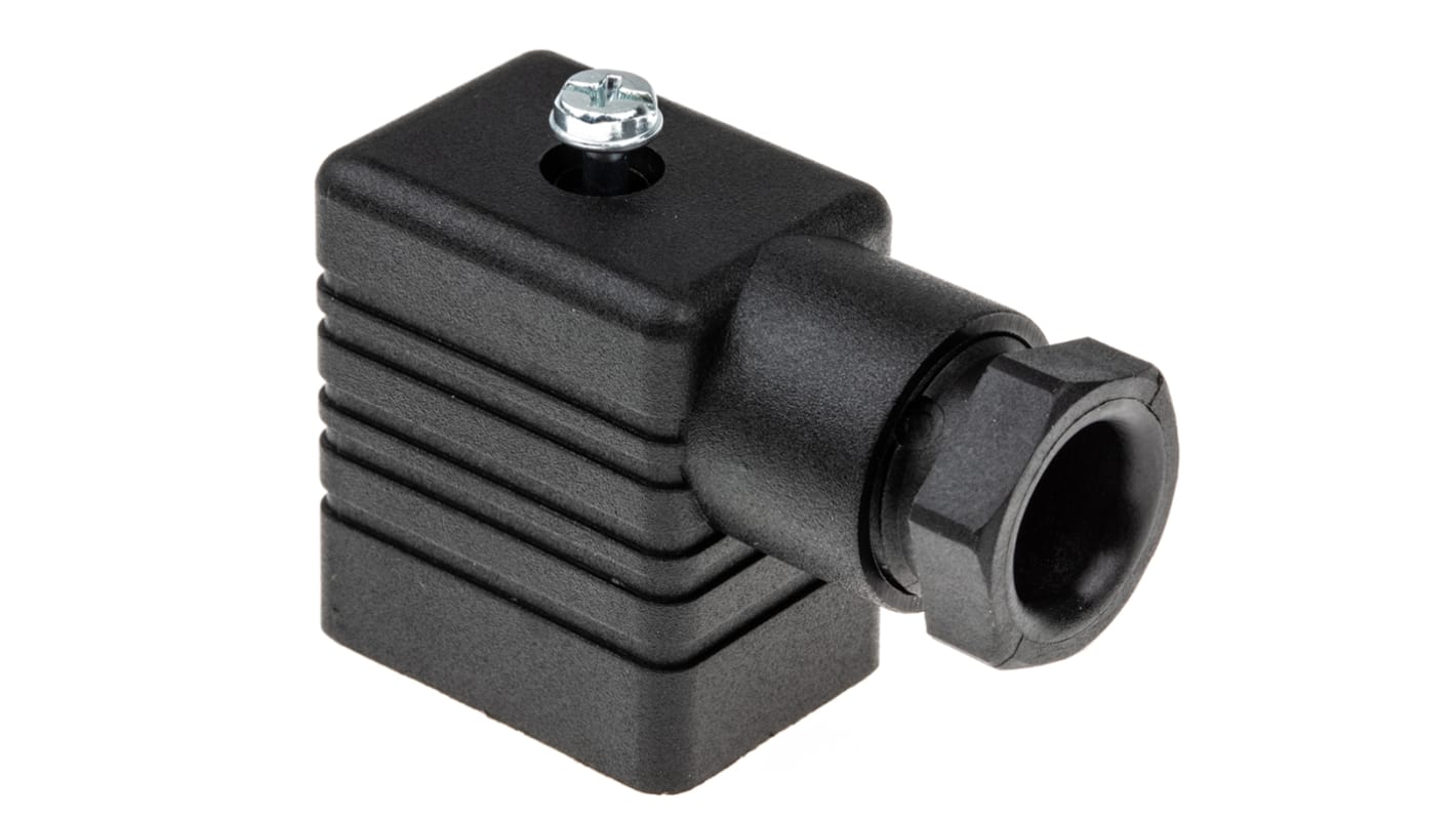 Hirschmann GM 2P+E DIN 43650 B, Female Solenoid Valve Connector, 250 V ac/dc Voltage