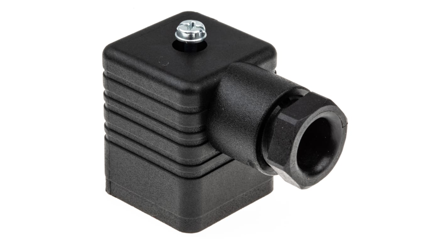Connettore per valvole a solenoide, Hirschmann, femmina 3P+E, IP65, 16A, 250 V c.a./c.c., serie GDM, PG9