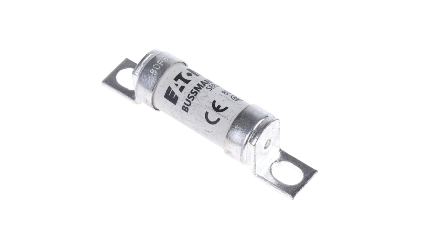 Eaton 80A British Standard Fuse, FE, 660V ac, 63.5mm