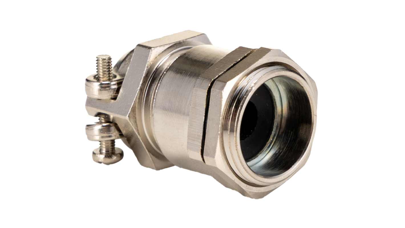 Lapp SKINDICHT Series Metallic Nickel Plated Brass Cable Gland, PG13.5 Thread, 12mm min., 14mm max., IP55
