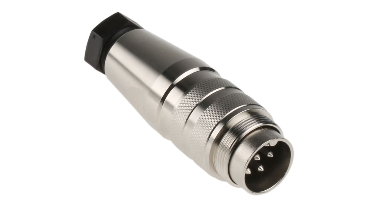 Connecteur DIN Amphenol Industrial C 091 D, 7 contacts, Mâle, Montage sur câble, A souder M16