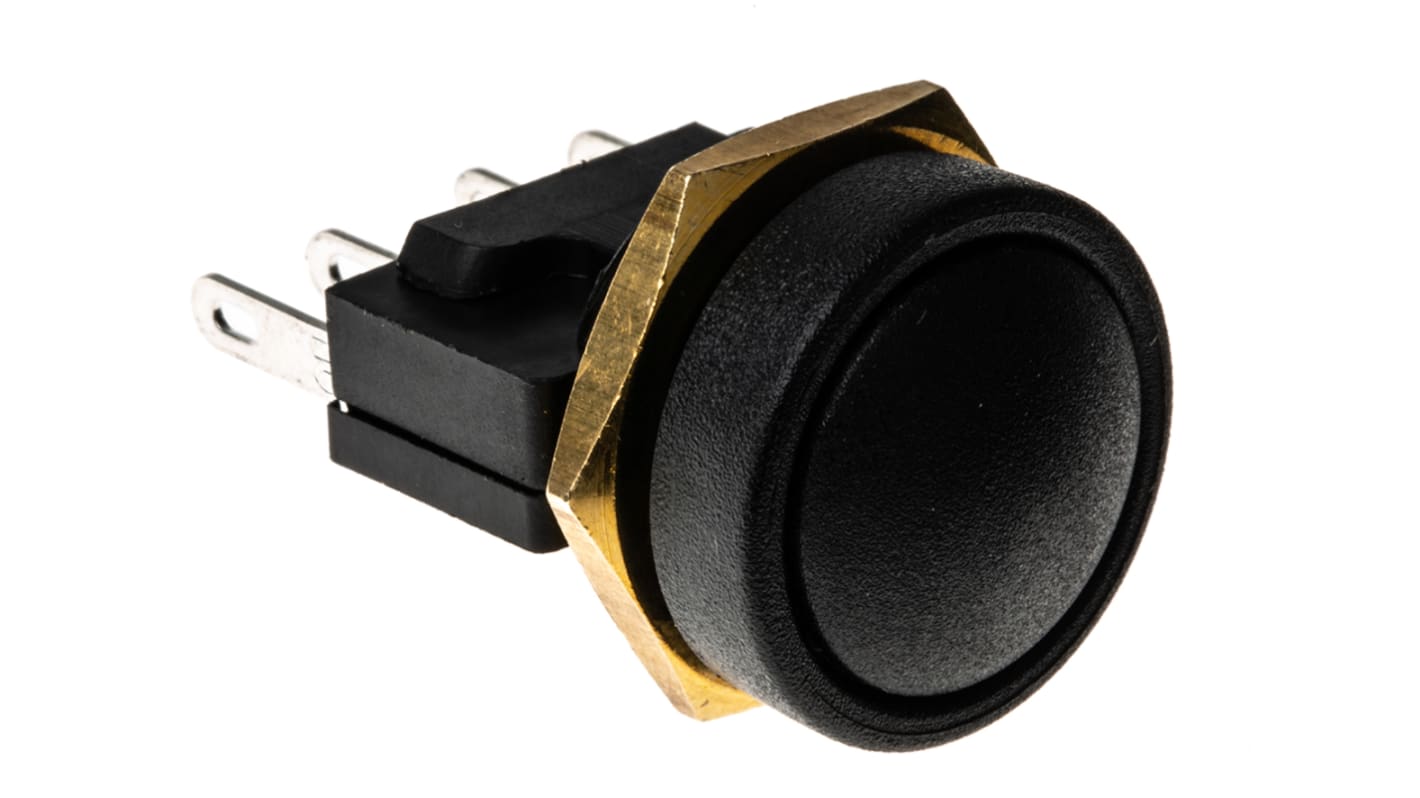 Interruttore a pulsante ITW Switches, Momentaneo, SPDT, , 10 A a 250 V c.a., IP67 Montaggio a pannello