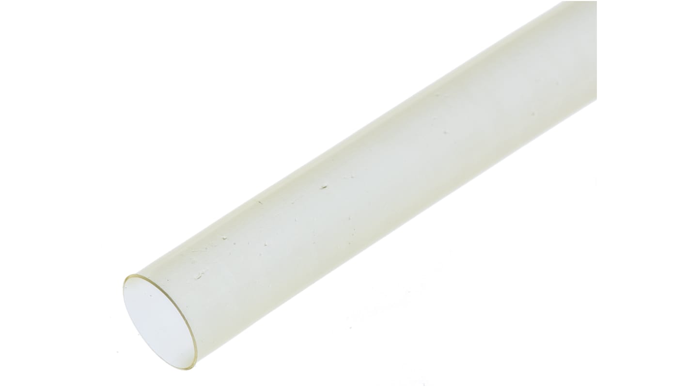 TE Connectivity Adhesive Lined Heat Shrink Tubing, Clear 8mm Sleeve Dia. x 1.2m Length 4:1 Ratio, DWTC Series