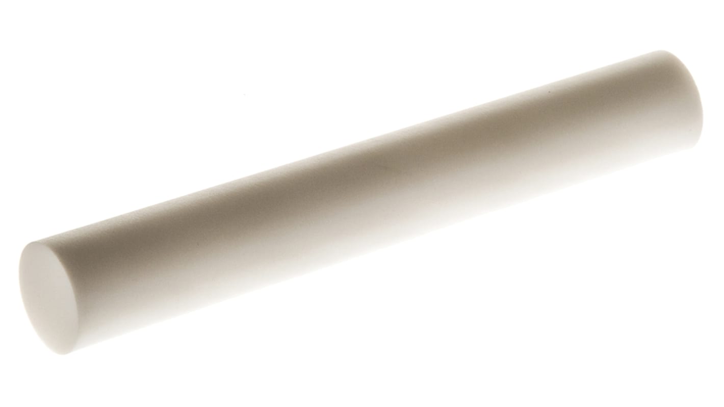 Machinable Glass Ceramic Rod, 100mm L, 15mm Diameter