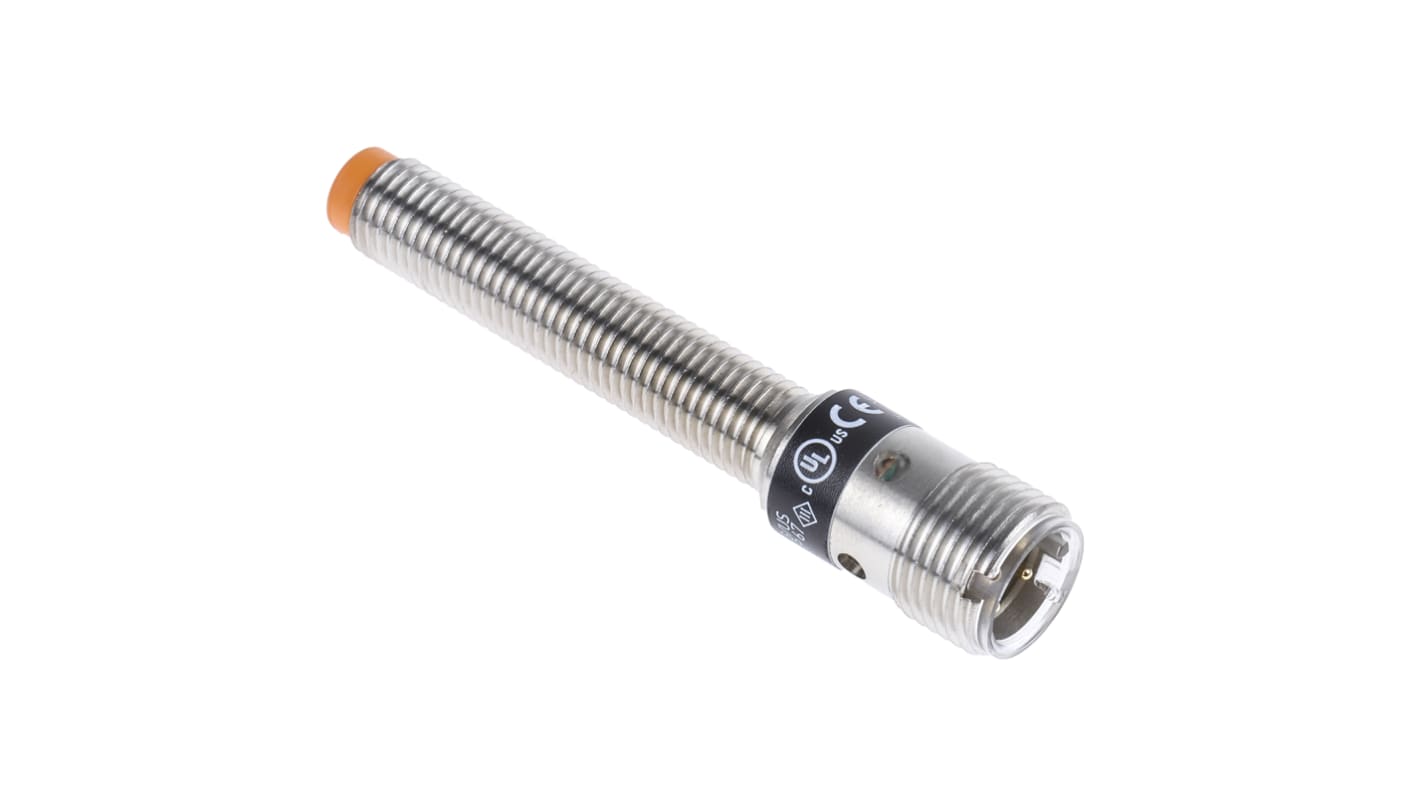 Rs-Online Sensore di prossimità Cilindro filettato ifm electronic M8 rilevamento 4 mm 10 → 36 V c.c