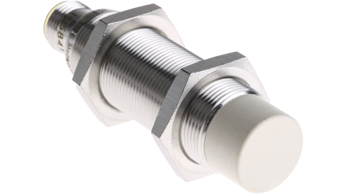 Rs-Online Sensore di prossimità Cilindro filettato ifm electronic M18 rilevamento 12 mm 10 → 36 V c.c