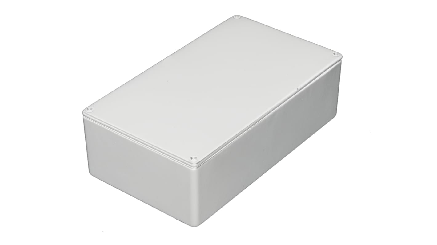 RS PRO 压铸铝屏蔽外壳, IP54, 白色, 112 x 62 x 30.5mm