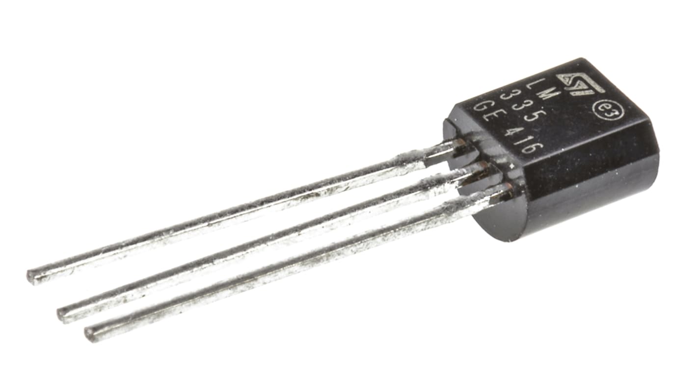 STMicroelectronics Temperature Sensor, Voltage Output, Through Hole Mount, Analogue, ±5°C, 3 Pins